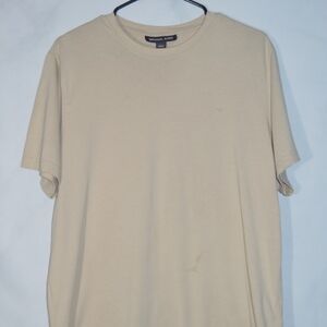Michael Kors Men's Beige Short Sleeve Tee